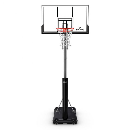 Spalding Silver Μπασκέτα με Βάση και Ρυθμιζόμενο Ύψος 228-305 cm, 6A1761CN - Spalding