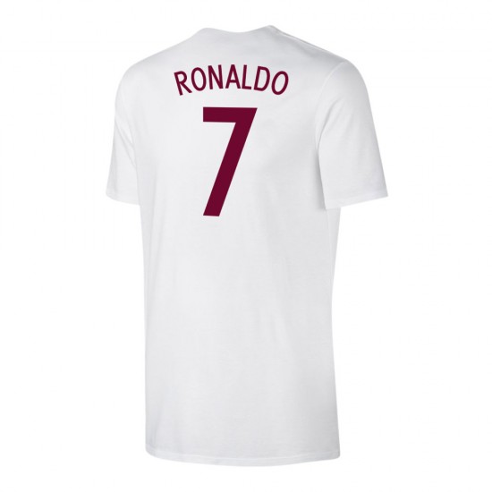 Portugal 2016 European Champions Ronaldo T-shirt, white