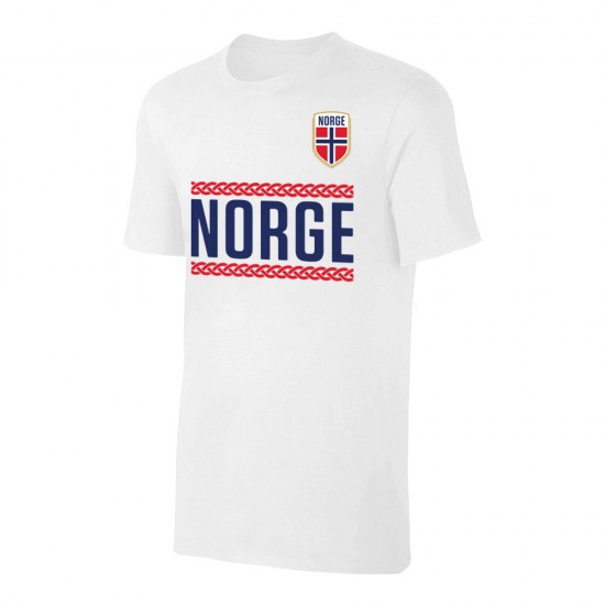 Norway EU2024 t-shirt ONTEGAARD, white