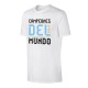 Αργεντινή μπλουζάκι '3 ESTRELLAS' - ΝΤΙ ΜΑΡΙΑ, λευκό