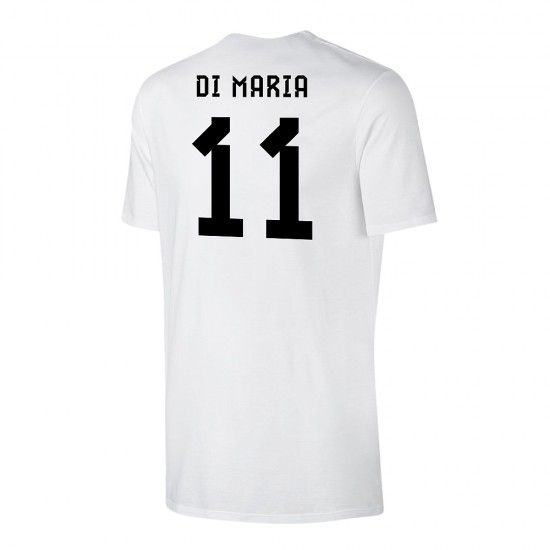 Αργεντινή μπλουζάκι '3 ESTRELLAS' - ΝΤΙ ΜΑΡΙΑ, λευκό
