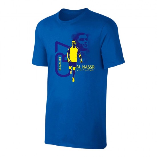 Ronaldo 'AL NASSR' t-shirt, blue