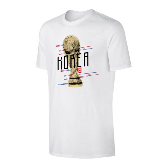 Κορέα WC2018 μπλουζάκι Τρόπαιο, λευκό